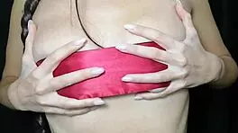 Nipple play fetish gets intense with natural tits and orgasm 😘