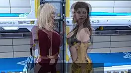 Stranded In Space: Milfs Vs Teens Competition Heats Up