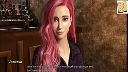 Wvm 113 chatting to gogeous pink haired milf in anime hentai style