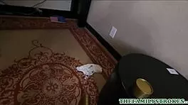 Cute Blonde Stepsister Trisha Parks with Big Ass Helps Out