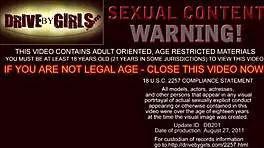 i saw big tits model krystal swift undressin in the car on the way to public sex orgy