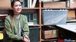 Petite Asian Teen 18+ Thief Fucks Her Way Out Of Trouble