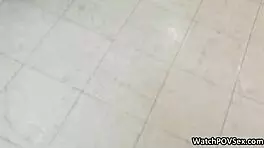 interracial teen 18+ dildo fuck in locker room