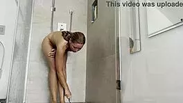shaving in the shower