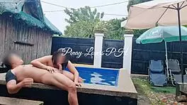 i made my horny wifey squirt in public pool