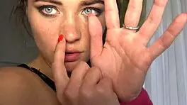 Teen shows tiny thong under skirt in upskirt tease