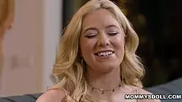 Super Cute Inexperienced Blonde Teen River Lynn Having Lesbian Sex With Her Stepmom Sophia Locke, Including Tribbing And Fingering.