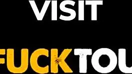 Cute teen gets smashed in threesome