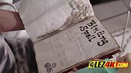 horny red head is having oral sex with her hot lesbian neighbour