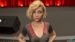 Entrepreneur roleplays fucking brunette teen in bathroom with big tits