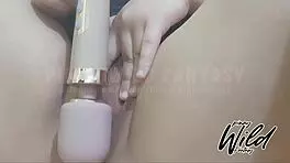 horny pinay babe discovers magic wand vibrator