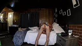 Tan big butt MILF getting pleasured and fucked from behind 😍