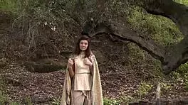 Girl PLAY WITH PUSSY outside and woods