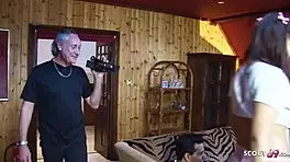 Melissa's hidden gangbang with no condoms.