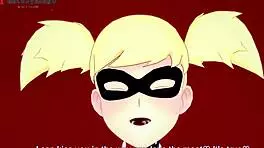 Harley Quinn Enjoys Missionary and Doggystyle in Cartoon POV.