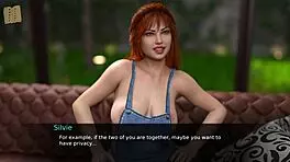 curvy teen in 3d cartoon nursing back to pleasure