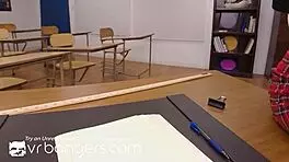 Vr Bangers Dirty Little 18+ Student Offers Her Butthole For Better Grades