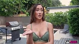 chloe amour asks, 'want to catch this creampie?'