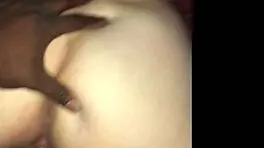 taking backshots from big black cock?