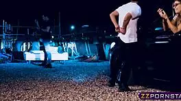 nerdy student blonde chick double penetrated