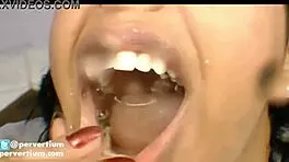 brazilian teen licks and swallows piss in domination