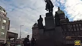 I caught a sexy teen in my net for some cash fun