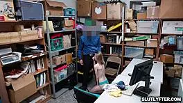 Fuck that russian teen in the office, she's so hot!