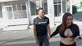 fulfilling the street challenge, finding a big cock for missionary sex