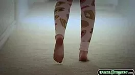 stepteen 18+ throats and fucked by stepdad with big cock