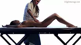 bold seduction of little virgin teen by oiled milf