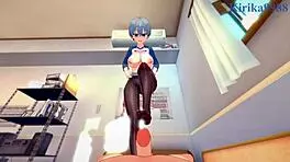 Hana Uzaki and Tsuki Uzaki Intense POV Sex