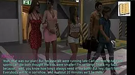 Oh wow, the wife and stepmother are playing naughty games!