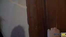 Debt4k Classy Brunette Fucks for New Car