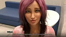 Jamie and Shauna share passionate kiss in animated scene