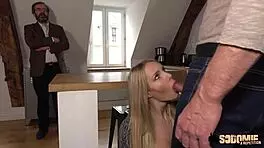 Florane blonde gets offered to stranger for anal