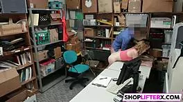 Cute Teen Bonnie Faces Consequences for Shoplifting in the Store