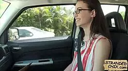 teen tali dava sucks dick for ride home, then rides hidden 😏