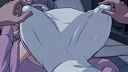 teen with big tits bends over for doggystyle anal