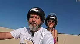 First Time Teen Fucked Outdoors On Canoa Quebrada Beach