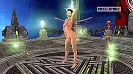 Animate 3d cartoon of indian teen in sexy positions