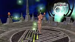 Animate 3d cartoon of indian teen in sexy positions