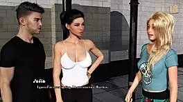 इंटरवाइंड 64 निक्की लीव्स अगेन इन 3डी ऐनिमे सीन