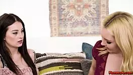 What Happens When Your Horny Stepmom Craves a Night of Lesbian Roleplay with You?