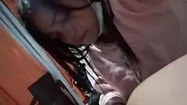 Petite Colombian latina pays debt with sexy ass licking and sucking to friend