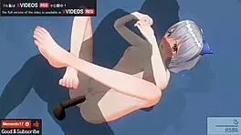 uncensored hentai animation where virgin teletha tessa testarossa experiences hardcore first time