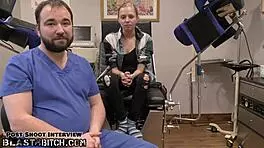 Ava Siren Gets Cum Tramp Stamp from Doctor