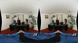 The big meat-ing! Shaved pussy close-up in office pov hardcore