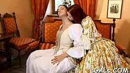 Hey, wanna see beauties take up with tongue and finger each other?