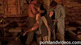 I, uh, fucked the young village bitch in a hot threesome on the ranch