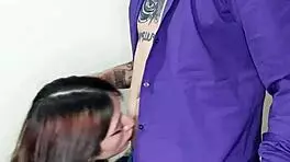 I just cum in this cute petite teen's mouth after her blowjob